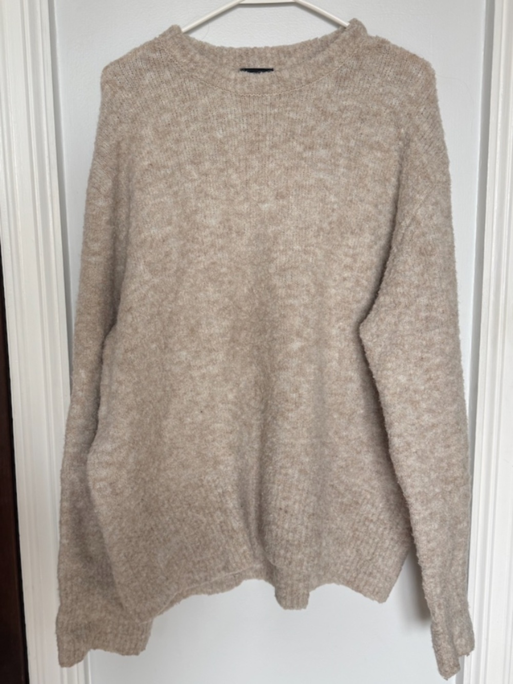 Karen Millen Beige Crewneck Sweater in Small